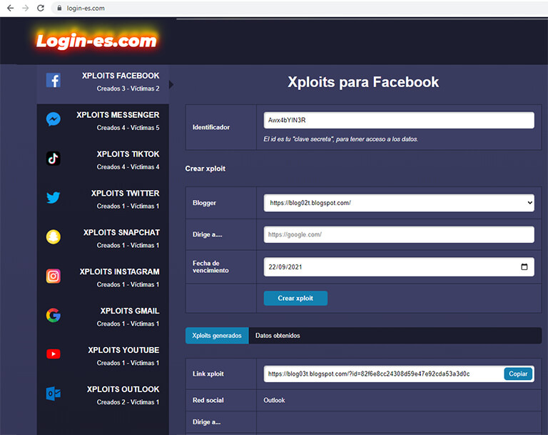 Hackear una red social con xploits