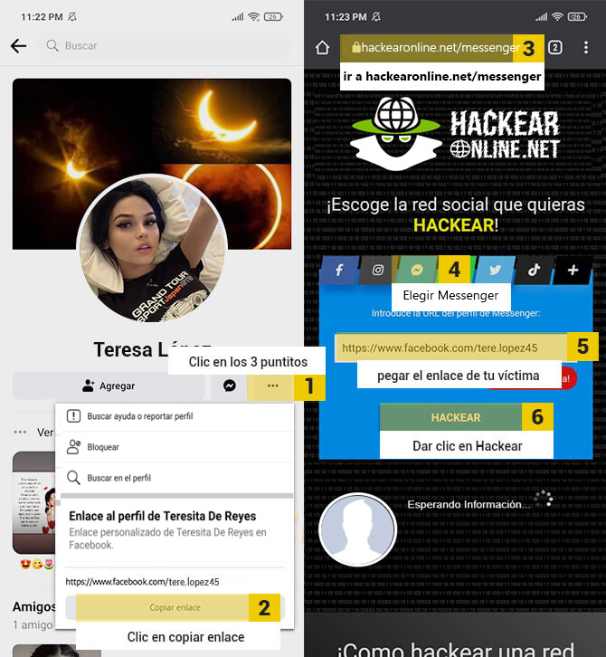 Hackear Messenger Facil